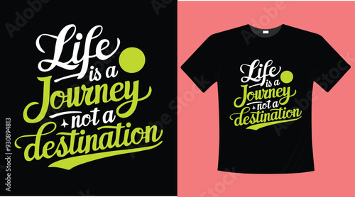 Travel calligraphy typographic t-shirt design illustration