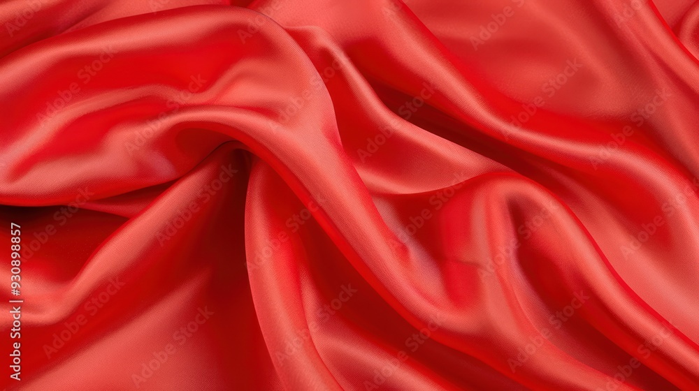 Obraz premium Abstract Red Satin Texture