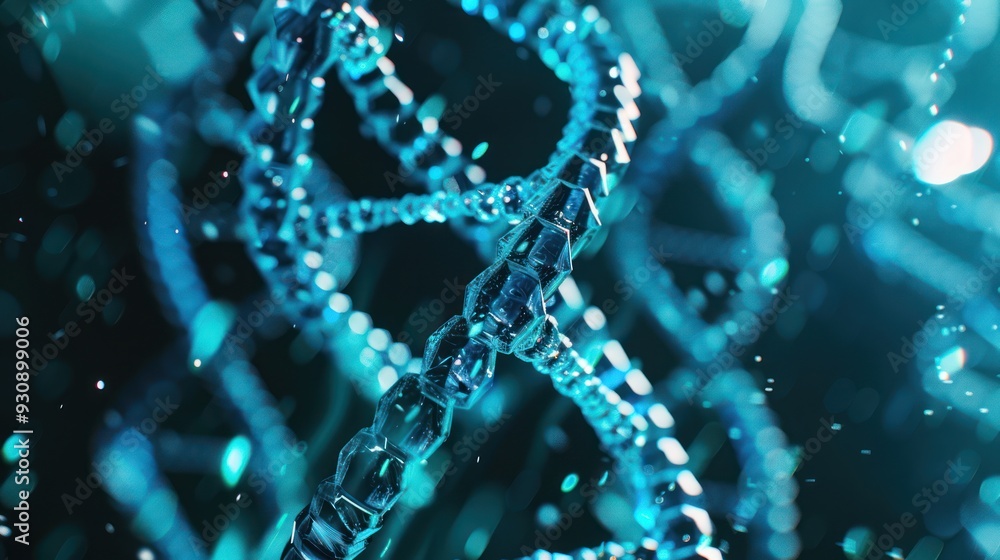 Abstract DNA helix Abstract DNA helix