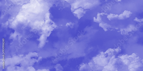 Abstract white cloud and blue sky with dramatic fluffy clouds in sunny day texture background, abstract blue sky with beautiful natural white clouds, sky with white gorgeous fluffy cumulus clouds, 