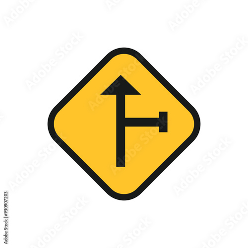 Indicates a dead-end street. Posted at the beginning of the dead-end street. Direction Signs, road signs Germany