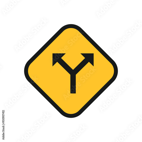 Arrow, two way direction icon. Vector illustration, flat design