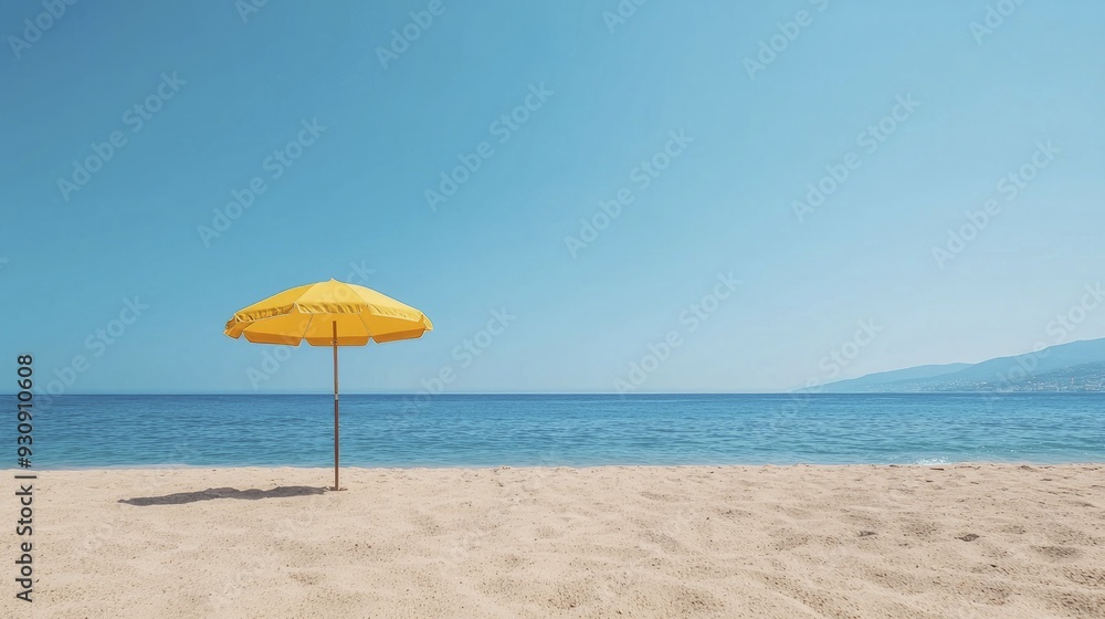 A peaceful beach scene with fine sands, soothing waves, and vibrant beach umbrellas offering an idyllic retreat for a sun-soaked summer getaway. A peaceful beach scene with fine sands, soothing waves, and vibrant beach umbrellas offering an idyllic retreat for a sun-soaked summer getaway.
