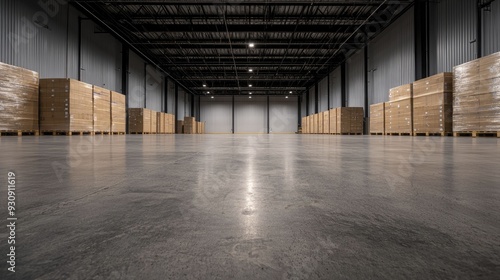 Wallpaper Mural Creative design features of a distribution center highlighted by contemporary architecture and spatial organization. Torontodigital.ca