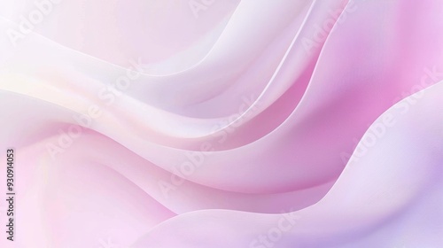 Abstract Pink and White Wave Background Design