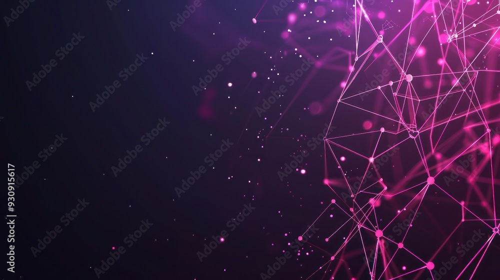 Abstract Pink and White Network Abstract Pink and White Network