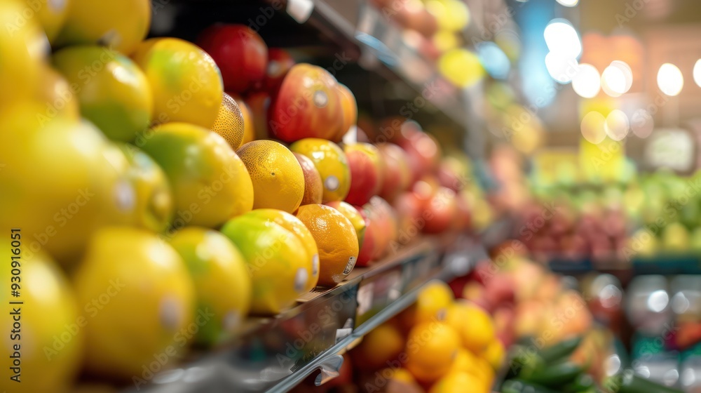 Fresh Produce in a Grocery Store Fresh Produce in a Grocery Store