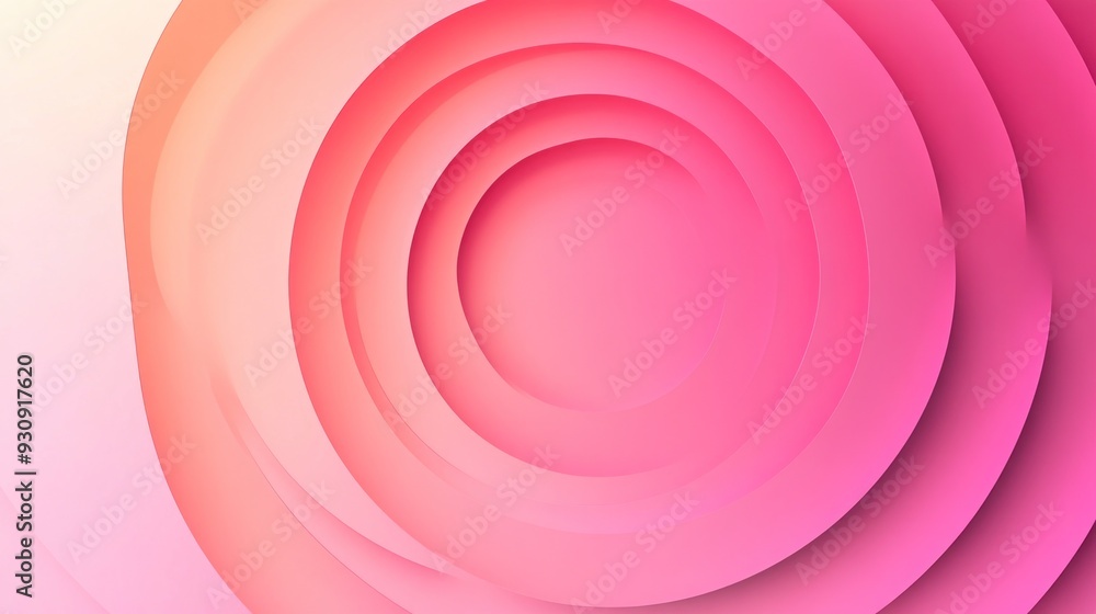 Abstract Pink Circles Design Abstract Pink Circles Design