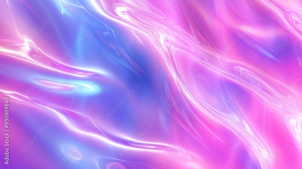 Abstract Swirls of Purple and Blue Abstract Swirls of Purple and Blue