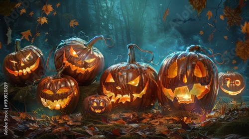 Pumpkin .Halloween, October, Autumn, Spooky, Scary, jack-o-lantern, carved pumpkin, hallows eve photo