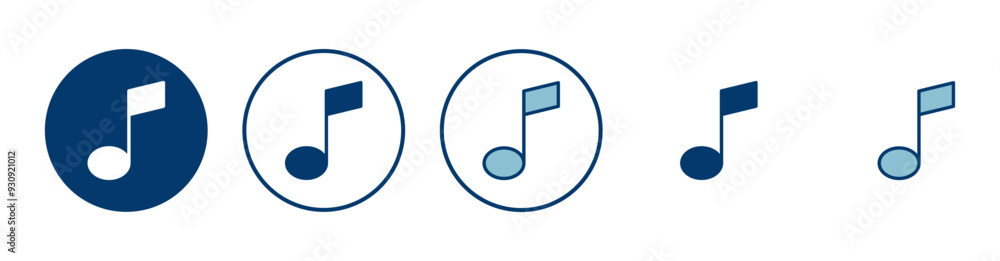Music icon vector isolated on white background, music vector icon, Melody, song, note, sound, audio sign Music icon vector isolated on white background, music vector icon, Melody, song, note, sound, audio sign