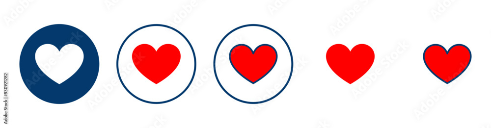 Heart icon vector isolated on white background. Heart vector icon. Like icon vector. Love