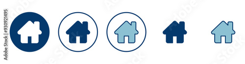 Home icon vector isolated on white background. House vector icon. Address