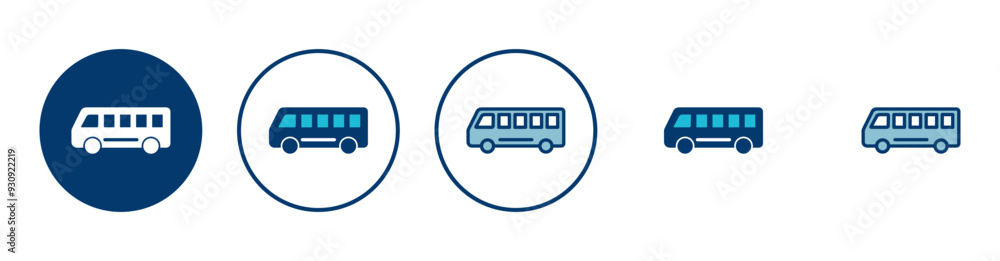 Bus Icon vector isolated on white background. Black bus vector icon Bus Icon vector isolated on white background. Black bus vector icon