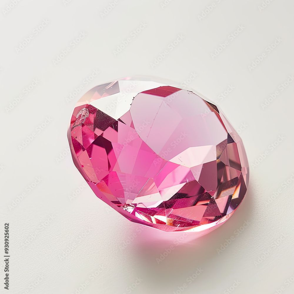 Bright Pink Tourmaline in Round Cut Bright Pink Tourmaline in Round Cut