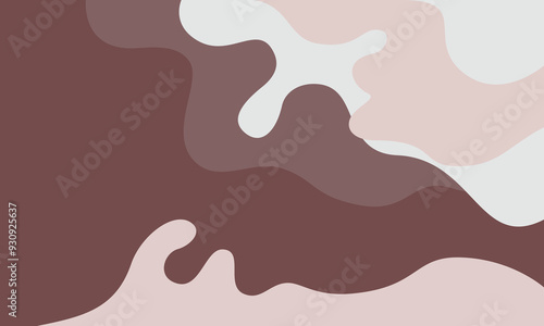 abstract creative background vector design in coffee brown color for design template, social media story, coffee shop