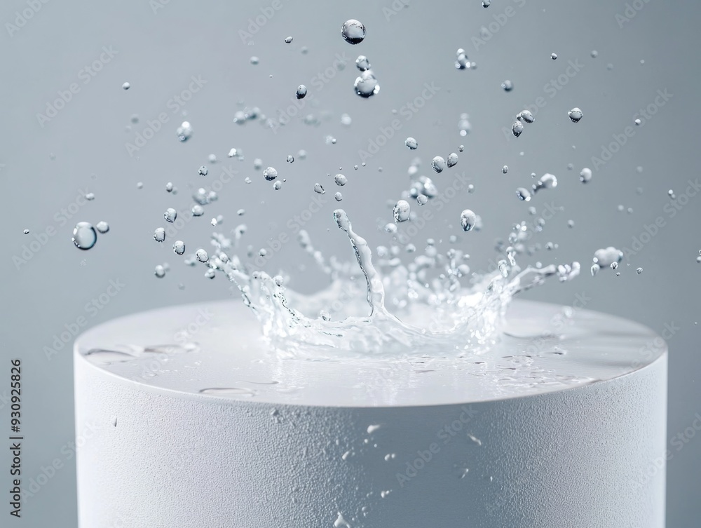 Dynamic Water Splash Close-up Dynamic Water Splash Close-up