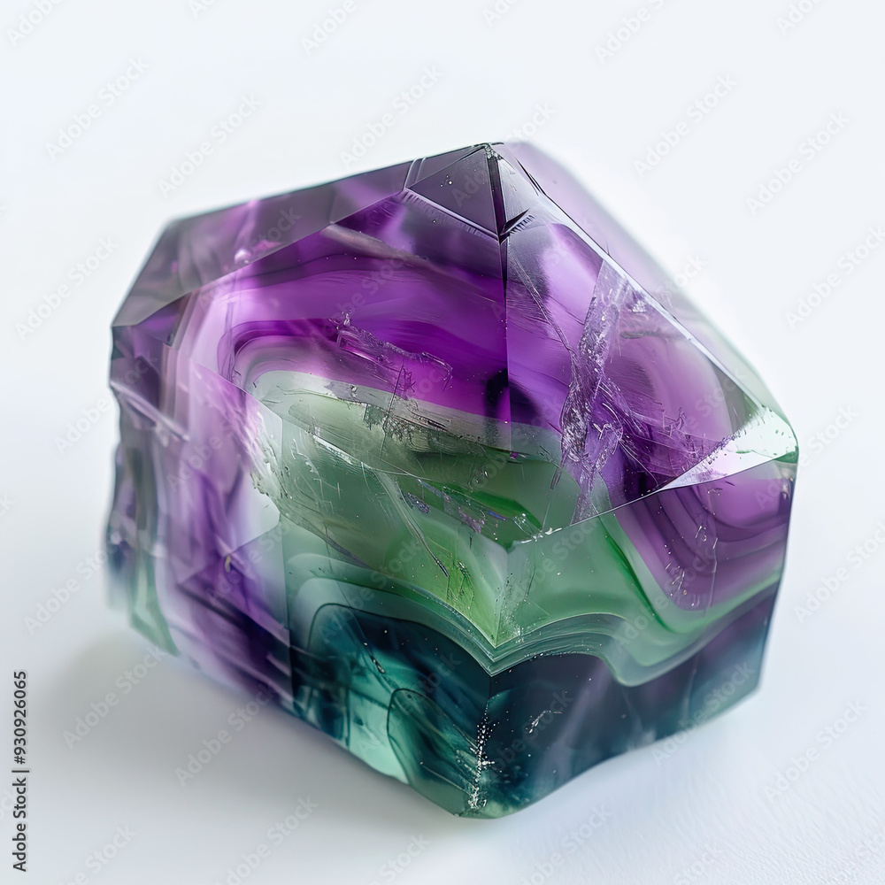 Polished Fluorite with Sharp Edges