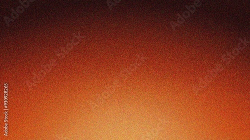 Orange grainy texture effect abstract gradient background  dark vibrant color flow wave copy space