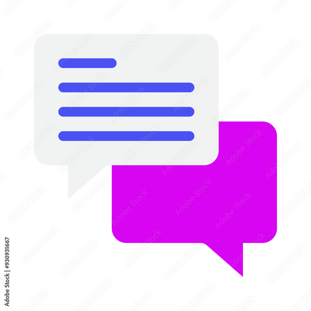 Comment digital marketing icon illustration Comment digital marketing icon illustration