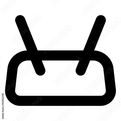 Home WiFi Router Outline Icon: Wireless Network Device Vector