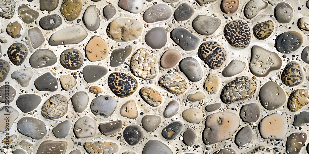 Textured exposed aggregate concrete walkway, emphasizing the aesthetic of natural stones and concrete, perfect for modern landscaping and outdoor designs Textured exposed aggregate concrete walkway, emphasizing the aesthetic of natural stones and concrete, perfect for modern landscaping and outdoor designs