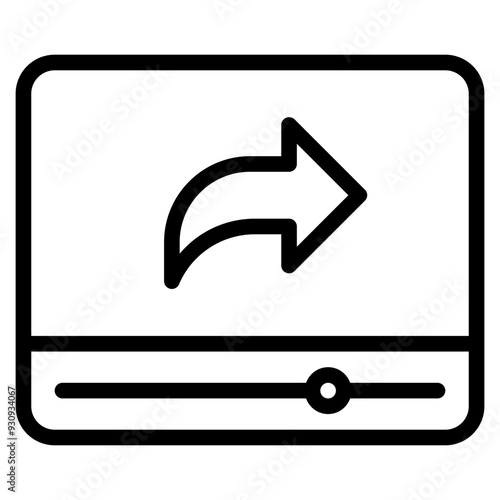 Share digital marketing icon illustration 