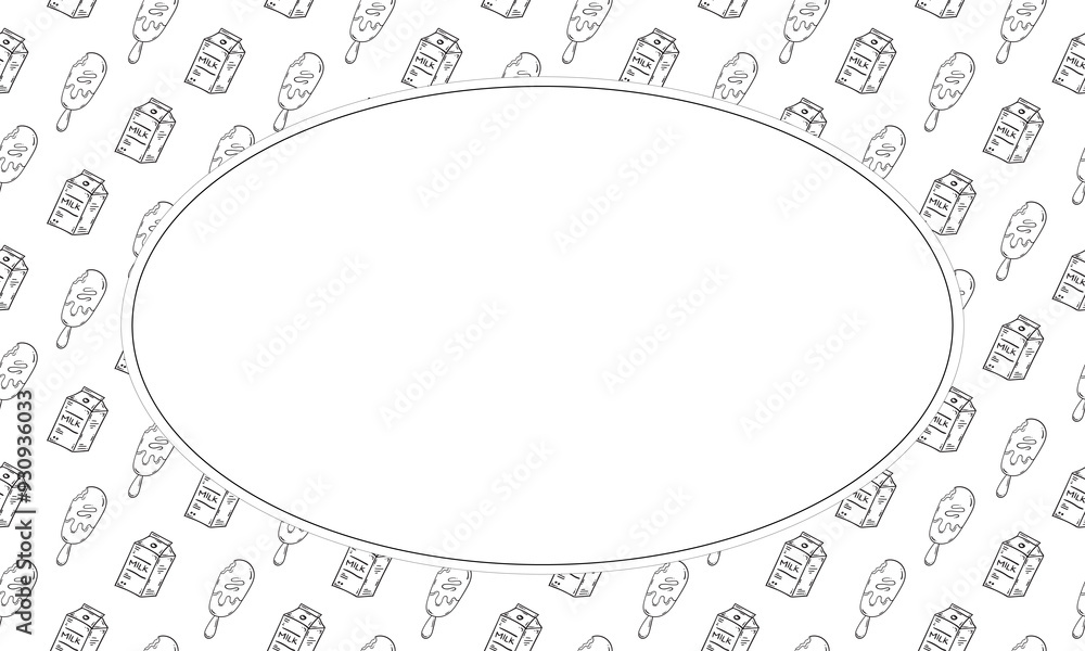 food and beverage frame in doodle style frame background food and beverage frame in doodle style frame background