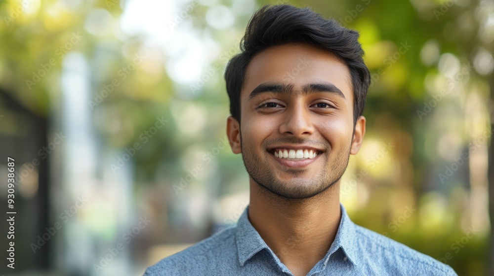 Smiling Man in Business Attire Smiling Man in Business Attire