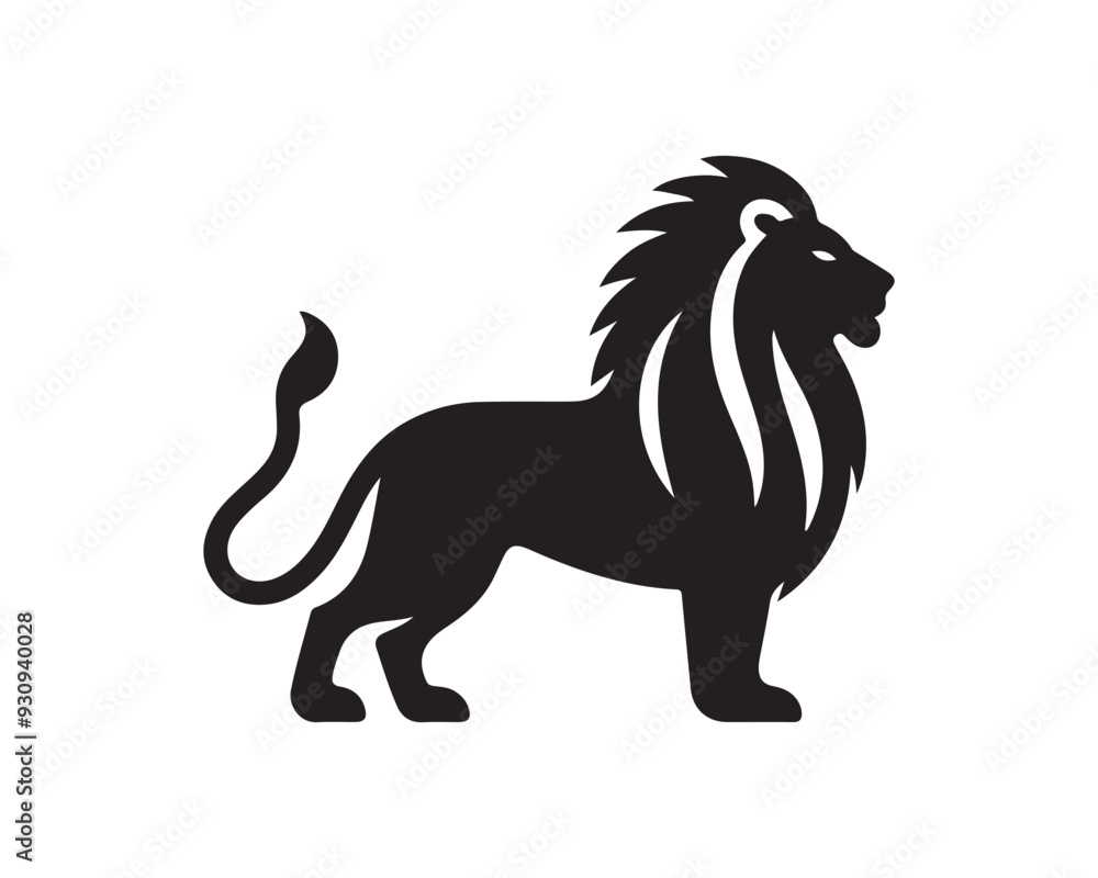 Lion Logo Design Vector Template. Lion Logo Design Vector Template.