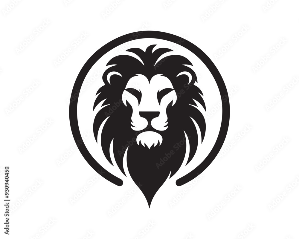 Lion Logo Design Vector Template. Lion Head Logo Icon Vector illustration Lion Logo Design Vector Template. Lion Head Logo Icon Vector illustration