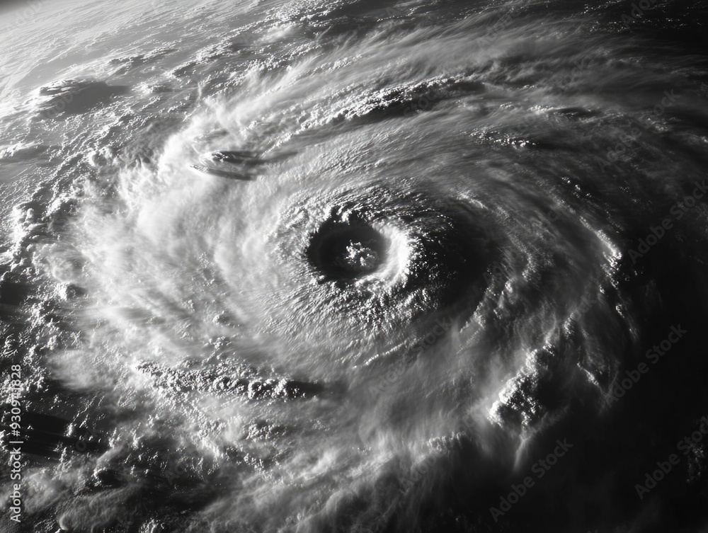Obraz premium Hurricane from Above