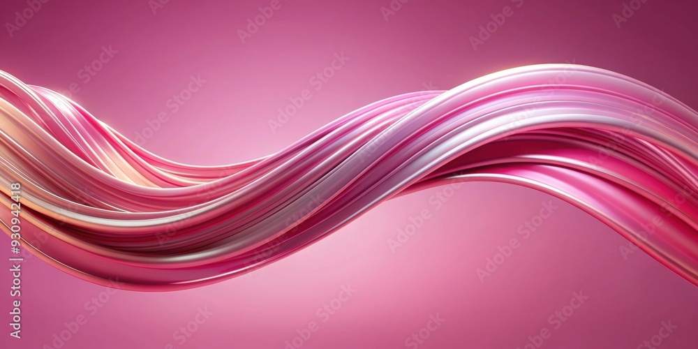 Luxurious abstract rendering of swirl wavy shape on pink background, luxury, abstract,rendering, swirl, wavy, shape, pink Luxurious abstract rendering of swirl wavy shape on pink background, luxury, abstract,rendering, swirl, wavy, shape, pink