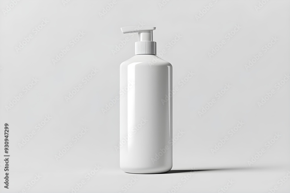 Blank shampoo bottle mockup front view angle Blank shampoo bottle mockup front view angle