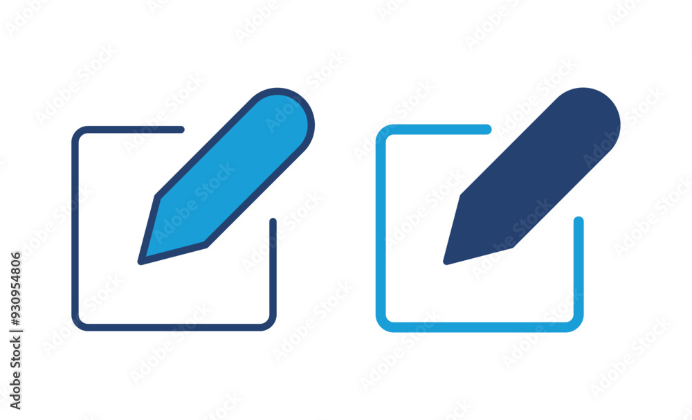 Edit icon vector. edit document icon. edit text icon. pencil. sign up Edit icon vector. edit document icon. edit text icon. pencil. sign up
