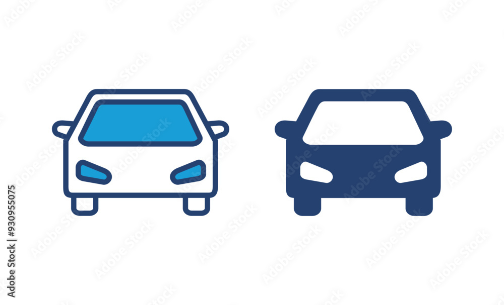 Car icon vector. car vector icon. small sedan Car icon vector. car vector icon. small sedan