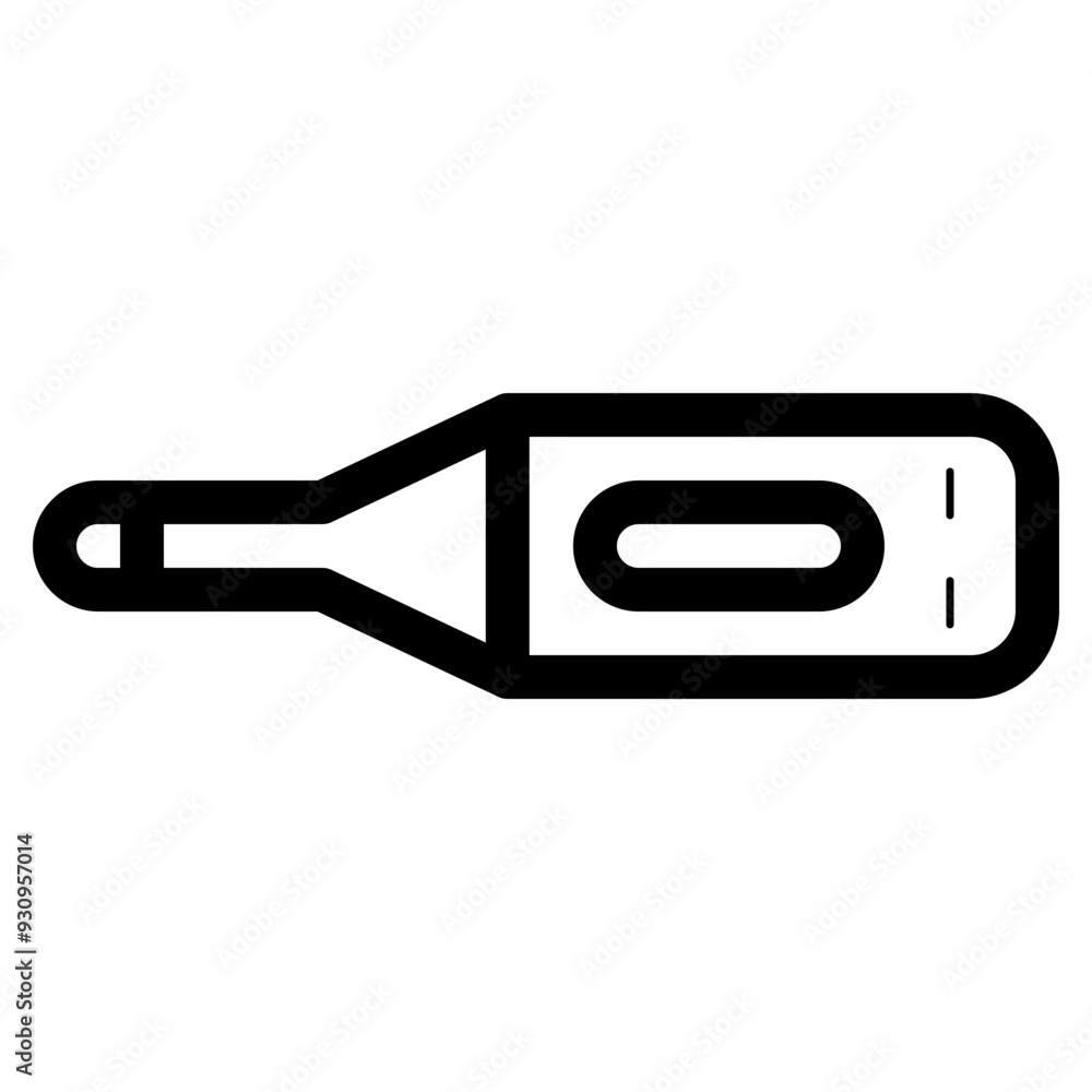 digital thermometer for measuring fever icon digital thermometer for measuring fever icon
