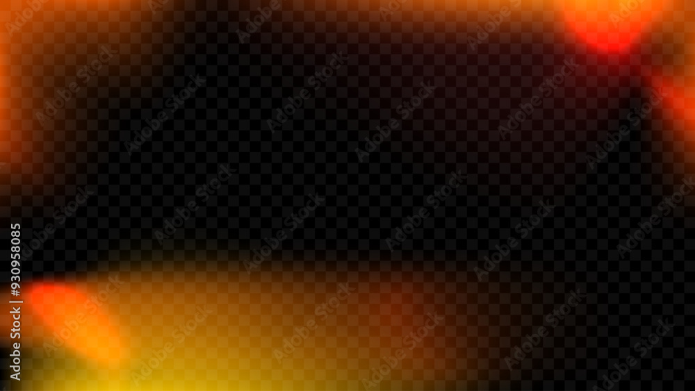 Light leak effect background. Saturated retro film overlay. Old vintage ...