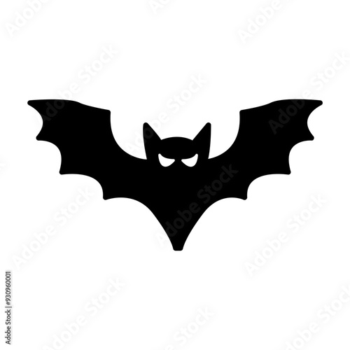Happy Hallowen icon vector. silhouette house and moon