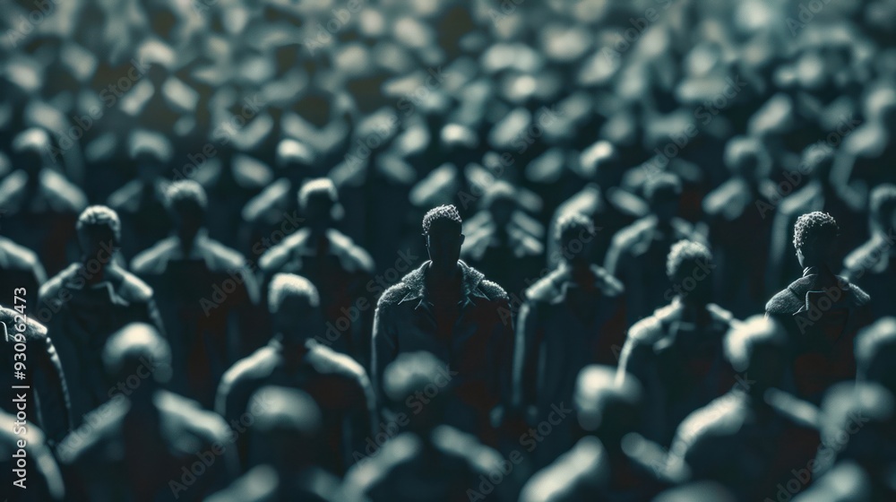 Obraz premium The Individuality of the Crowd