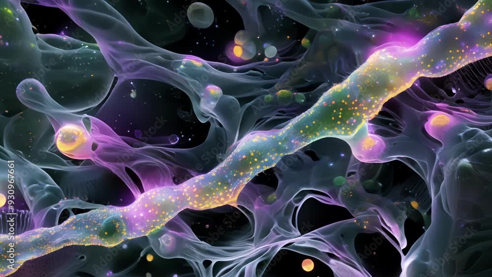 A confocal microscopy image of epithelial tissue demonstrating the ...