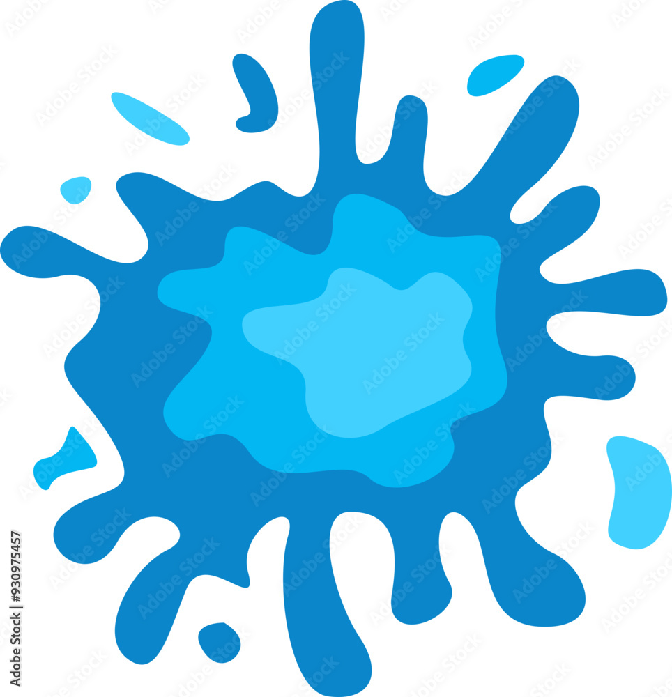 Water Splash Illustration Water Splash Illustration
