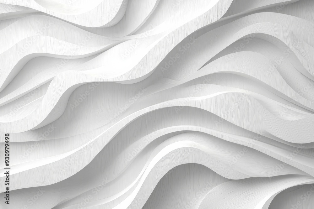 Fototapeta premium Abstract background of white plywood texture created with generative AI