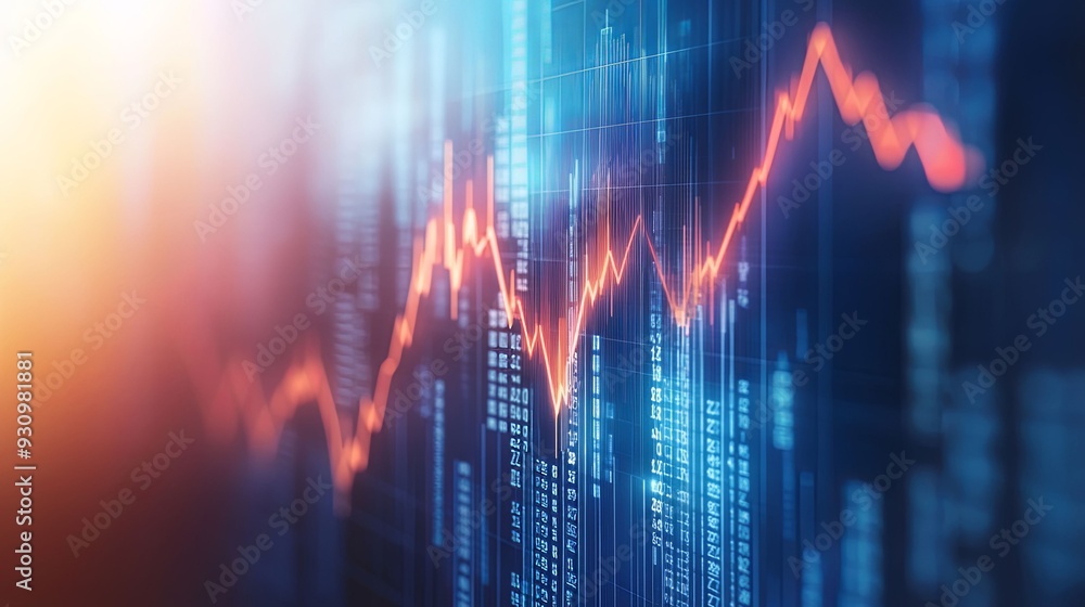 Dynamic Market Trends. Abstract stock market concept Dynamic Market Trends. Abstract stock market concept