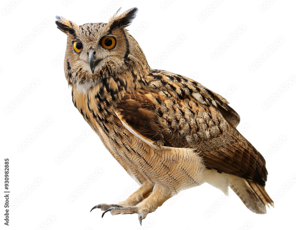 Fototapeta premium owl isolated on transparent background