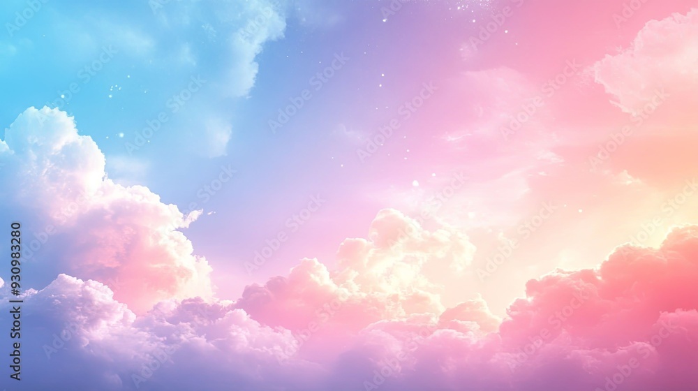 Serene Pastel Dreams. Soft and calming gradient aesthetic concept Serene Pastel Dreams. Soft and calming gradient aesthetic concept