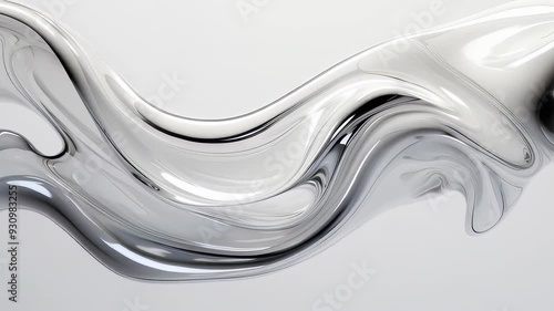 Liquid waves background. Copy space. Screensaver, video wallpaper, slow motion