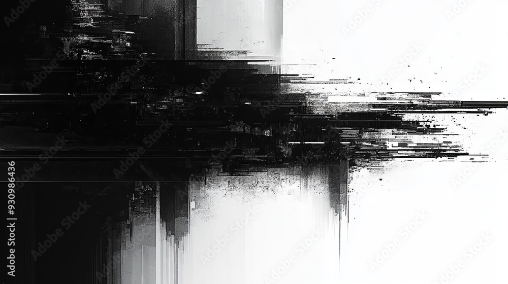 Cybernetic Connection. Futuristic digital glit concept Cybernetic Connection. Futuristic digital glit concept