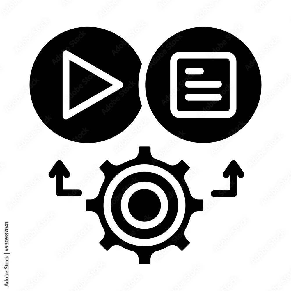 Content Management Icon Content Management Icon