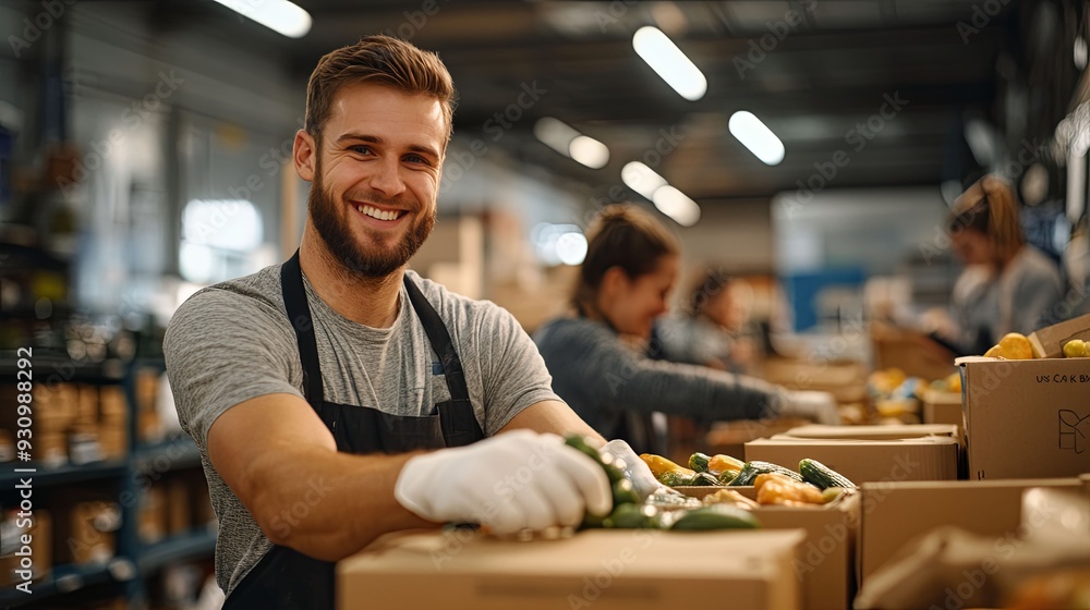 Uniting for a Cause. Collaborative food bank background Uniting for a Cause. Collaborative food bank background